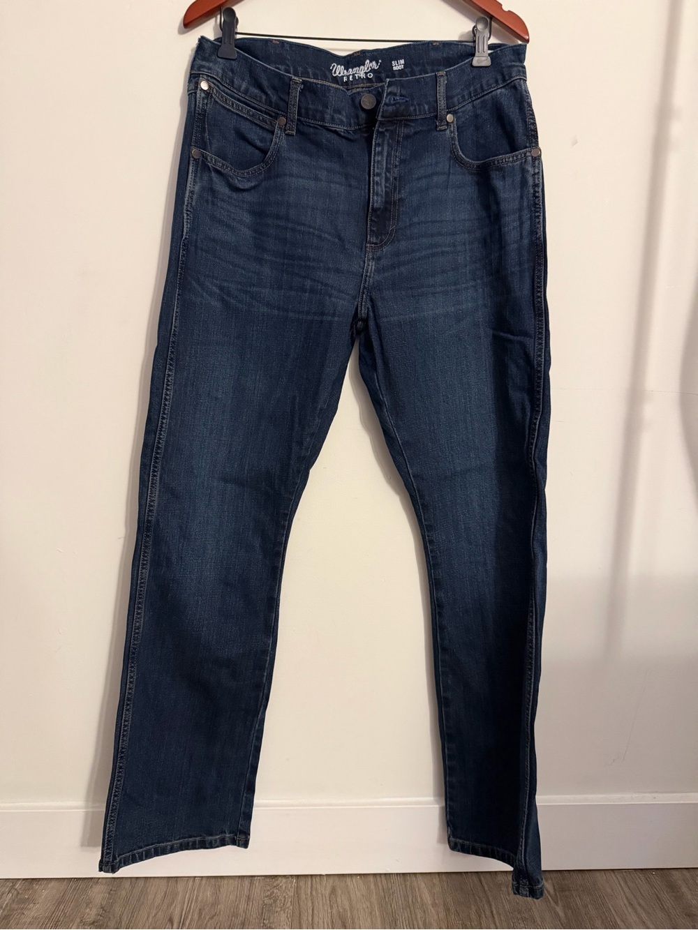Wrangler Men's Indigo Straight Jeans